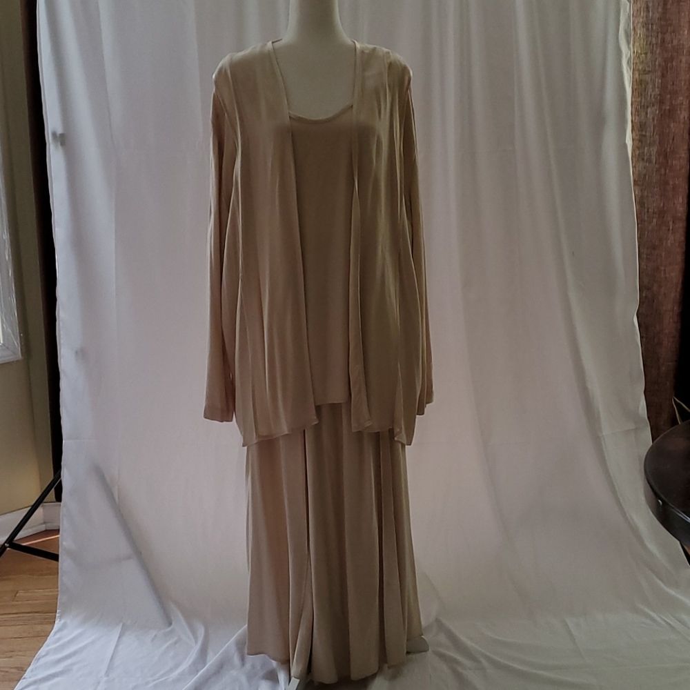 MOON LIGHT WOMEN'S COMFORT 3PC DRESS SZ L